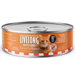 LIVELONG Paté para Gatos - Delicias de Aves 156 Gr