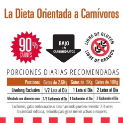 LIVELONG Paté para Gatos - Delicias de Aves 156 Gr