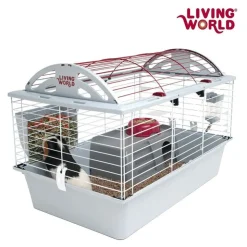 Living World Jaula Equipada para Conejos Deluxe Habitad - Estándar