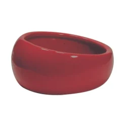 Living World Plato Ergonómico Cerámico Grande Rojo