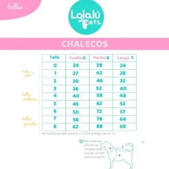 LOLALU PETS Chaleco Prisma
