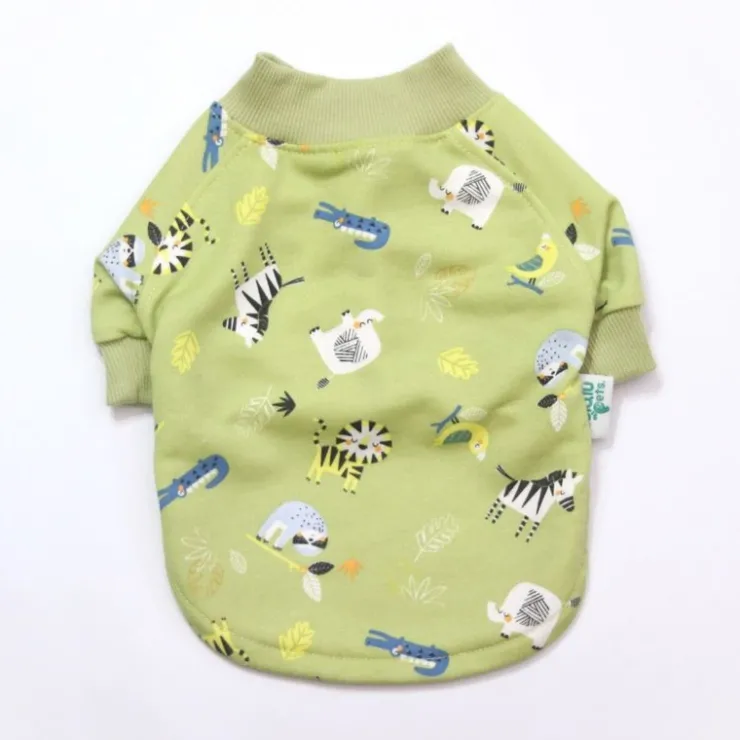 LOLALU PETS Polera Safari Verde