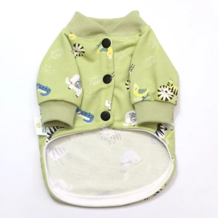 LOLALU PETS Polera Safari Verde