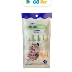 LOPETS Creamy Snack Seafood para Gatos 15 Gr x 4 Und