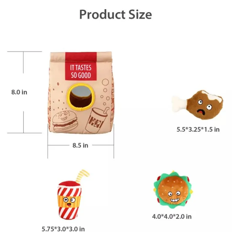 GIGWI Ludipek Hide N' Fast Food Bag