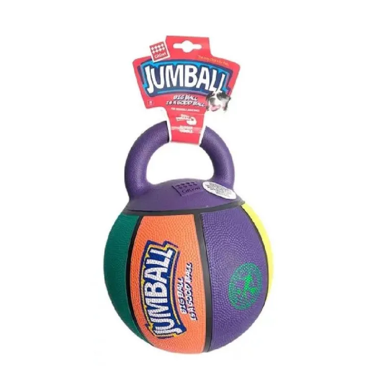 GoPet USA Ludipek Gigwi JUMBALL Pelota de Basket con Mango de Goma S