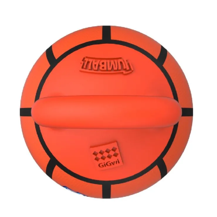 GIGWI Ludipek Jumball Pelota de Basketball con Mango de Goma