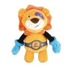 GIGWI Ludipek Rock Zoo King Boxer Leon con Squeaker talla M/L