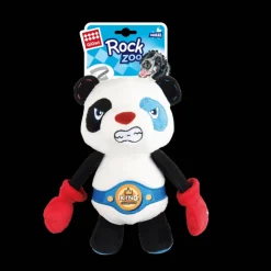 GIGWI Ludipek Rock Zoo King Boxer Panda con Squeaker