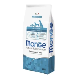 MONGE Adulto Hipoalergénico Salmón y Atún 12 kg