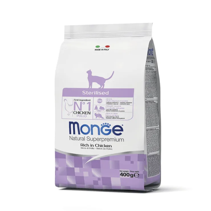 MONGE Feline Sterilised - Felino Esterilizado 400 g