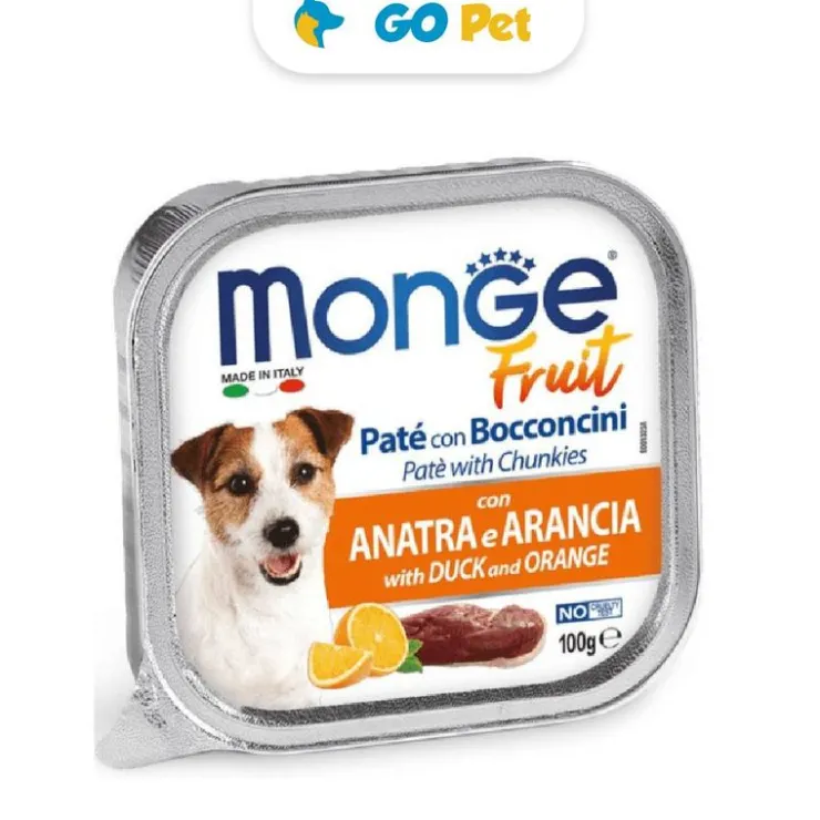 MONGE Fruit Pato y Naranja 100 g