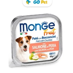 MONGE Fruit Salmon y Pera 100 g