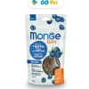 MONGE Gift Meat Minis Kitten Cat 50 Gr - Crecimiento - Trucha con Arándanos - Gatitos