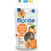MONGE Gift Meat Minis Skin Support Cat 50 Gr - Pelaje Saludable - Bacalao con Albaricoque