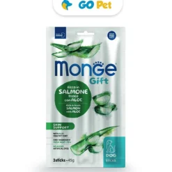 MONGE Gift Sticks Skin Support Dog 45 Gr - Cuidado de la Piel - Salmón con Aloe