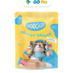 Moochie Cat Benefits Healthy Growth Mousse Pouch 70 Gr - Crecimiento - Atún y Pollo - Gatito