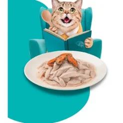 Moochie Cat Meaty Tuna & Green Lipped Mussel in Gravy Pouch 70 Gr - Atún y Mejillones en Salsa - Gato Adulto Mayor