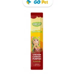 Moochie Chicken, Carrot & Pumpkin 15 Gr x 25 Und - Snack para Gato Sabor Pollo, Zanahoria y Calabaza