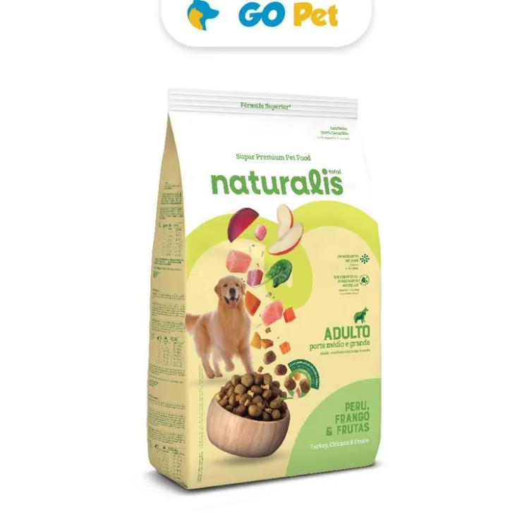 Naturalis Adulto Rz. Med/Grande Pavo, Pollo y Frutas 2.5 Kg