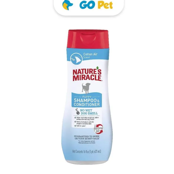 NATURE'S MIRACLE Natures Miracle Shampoo para Cachorro & Acondicionador 473 Ml