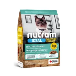 Nutram I19 Ideal Sensitive Skin Coat & Stomach Cat 2 Kg - Piel y Estómago Sensible