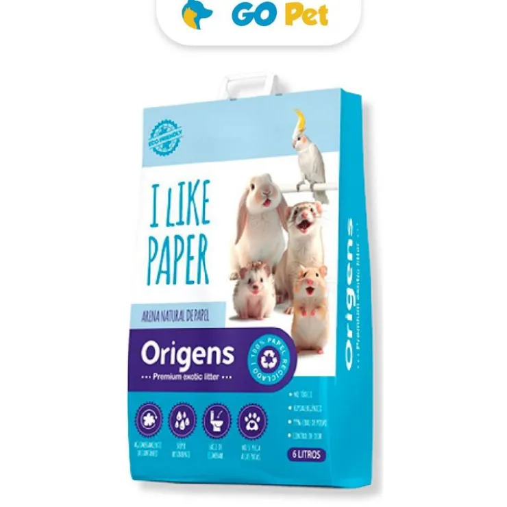 Origens Arena Orgánica de Papel 6 Lt