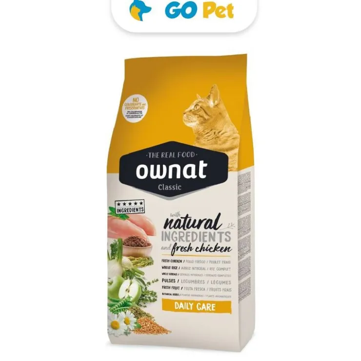 Ownat Classic Cat Cuidado Diario 1.5 Kg - Gato Adulto - Pollo