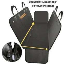 GoPet USA Patitas Shop Cobertor Protector Funda Trasera y Maletera Auto Ligero 360