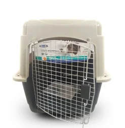 PETMATE Transportador Vari Kennel Ultra Fash-Int Negro con Crema (81.3x57.2x61 cm)