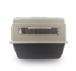 PETMATE Transportador Vari Kennel Ultra Fash-LG Negro con Crema (91.5x63.x68.5 cm)