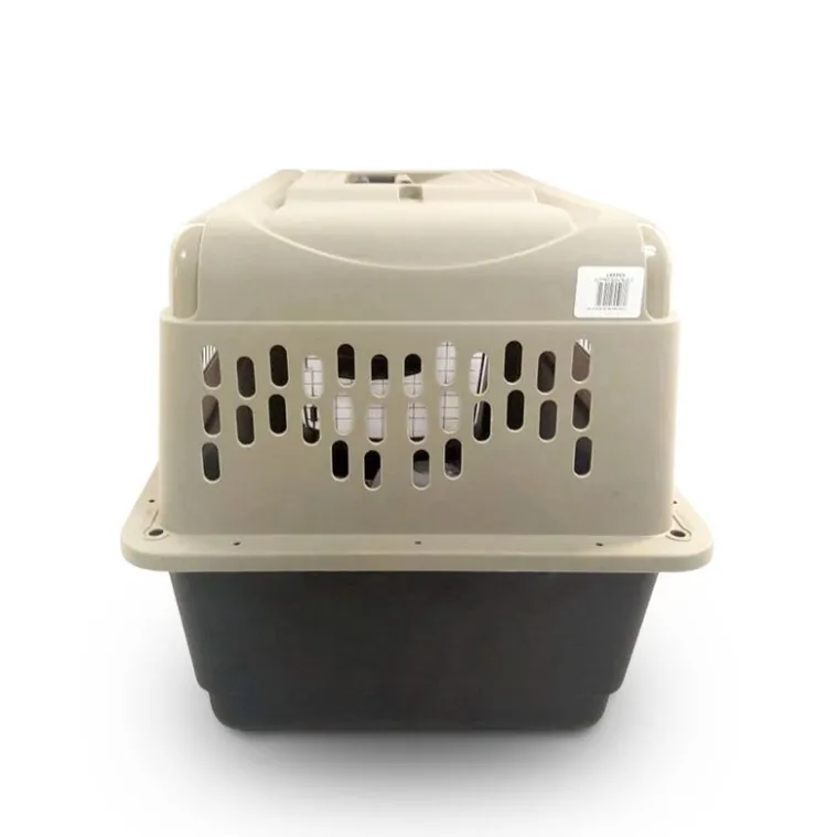 PETMATE Transportador Vari Kennel Ultra Fash-Medium Negro con Crema (71x52x54 cm)