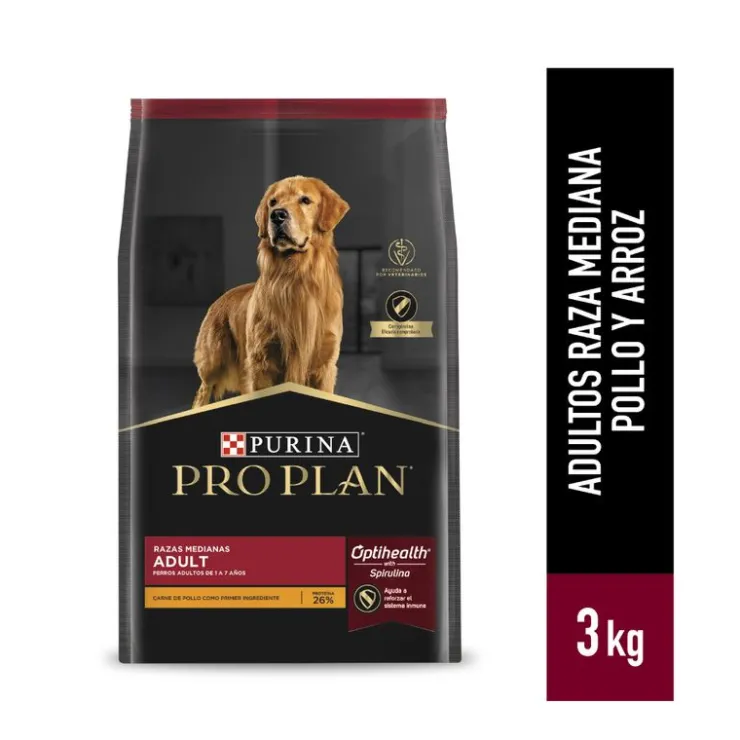 Pro Plan Adult Complete 3 Kg - Adulto Raza Mediana