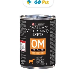 Pro Plan Veterinary Diets Canine Wet OM Obesidad 377 gr - Tratamiento del Sobrepeso para Perros