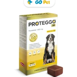 PROTEGGO 3M 1400mg (40 a 56 Kg) x 1 Tableta - Antipulgas para Perros
