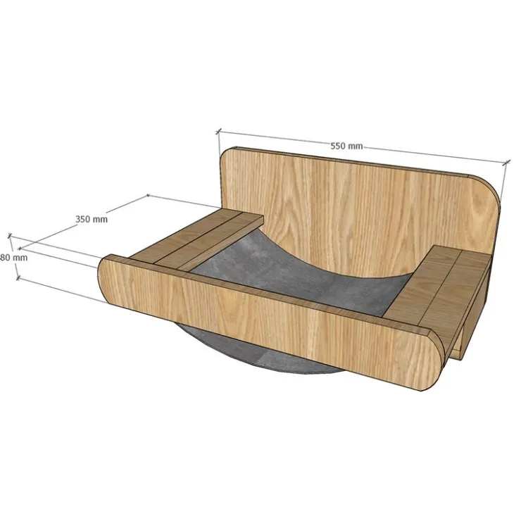 GoPet USA PussyCat Cama Hamaca Simple Mediana para Gatos