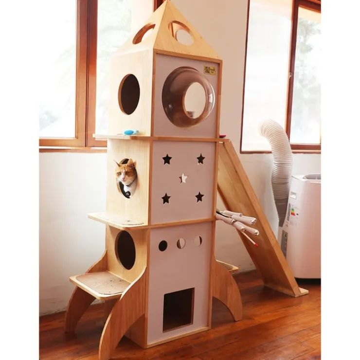 GoPet USA PussyCat Gimnasio Cohete para gatos