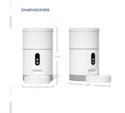 Qhalitech Comedero Automático con Cámara y Visión Nocturna