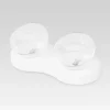 Qhalitech Comedero con Plato Doble Antideslizante