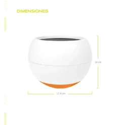 Qhalitech Comedero Para Perros y Gatos Ansiosos Gris