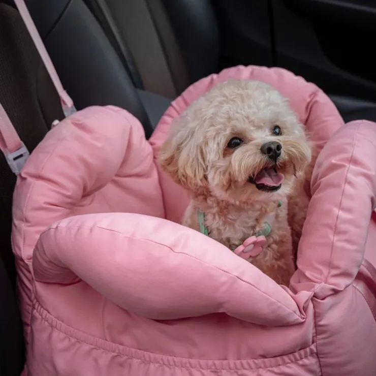 GoPet USA Qhalitech Transportador Pink Rose para Gatos y Perros Vetreska