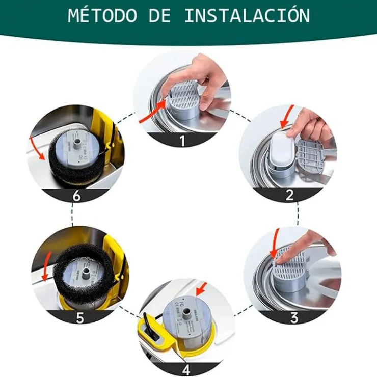 QUÉ PATAS PET SHOP Que Patas Caja de Filtros de Fuente de Agua 8 und