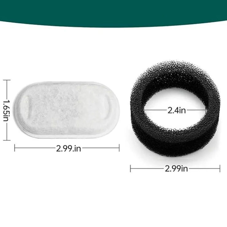 QUÉ PATAS PET SHOP Que Patas Caja de Filtros de Fuente de Agua 8 und