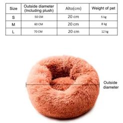 QUÉ PATAS PET SHOP Que Patas Cama Donut Beige