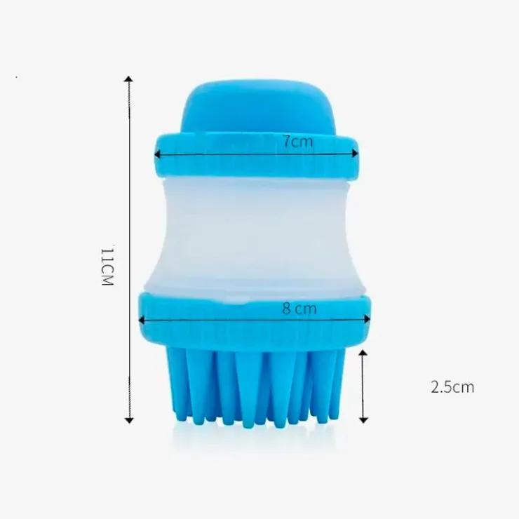 GoPet USA Que Patas Cepillo Dispensador de Shampoo