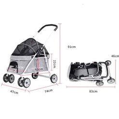 GoPet USA Que Patas Coche para Perros Medianos