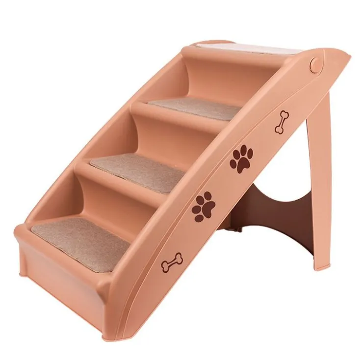 QUÉ PATAS PET SHOP Que Patas Escalera Plegable Marrón