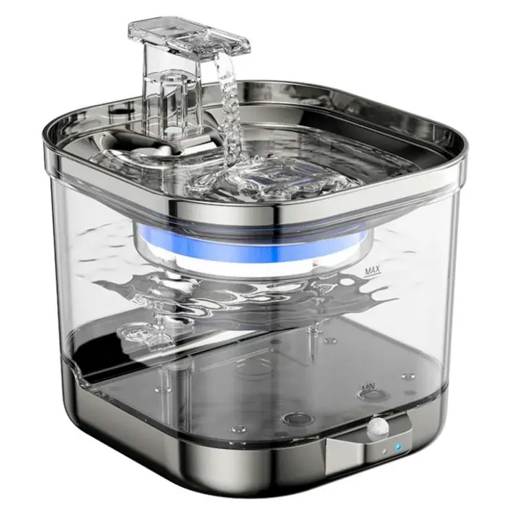 QUÉ PATAS PET SHOP Que Patas Fuente de Agua Inalámbrica con Sensor de Movimiento
