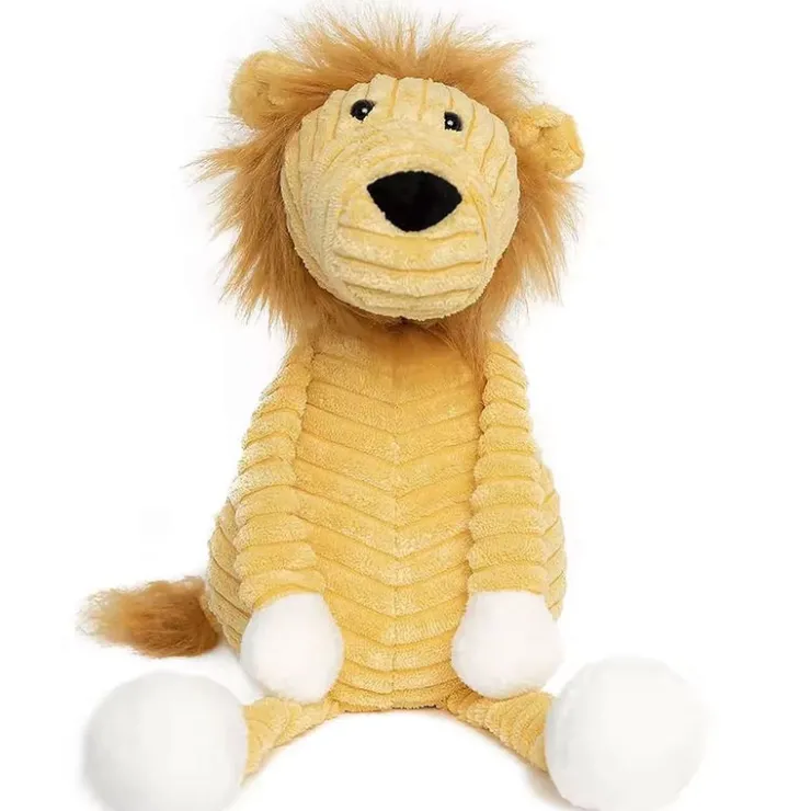 GoPet USA Que Patas Peluche de Corduroy León
