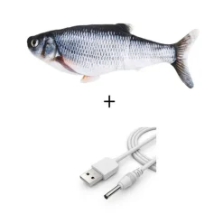 QUÉ PATAS PET SHOP Que Patas Pez Carpa Herbívora Juguete para Gato Usb